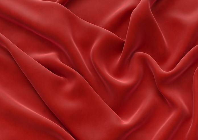 Odessa Velvet, Crimson - Roman Blind - Image 4